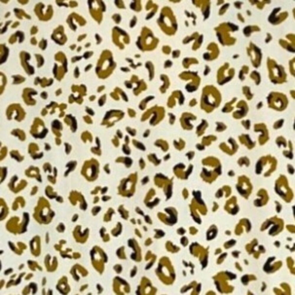 MTS Leopard Print Cream Flutter Sleeve Dress With V-Neck & Pockets Lightweight L - Picture 8 of 8